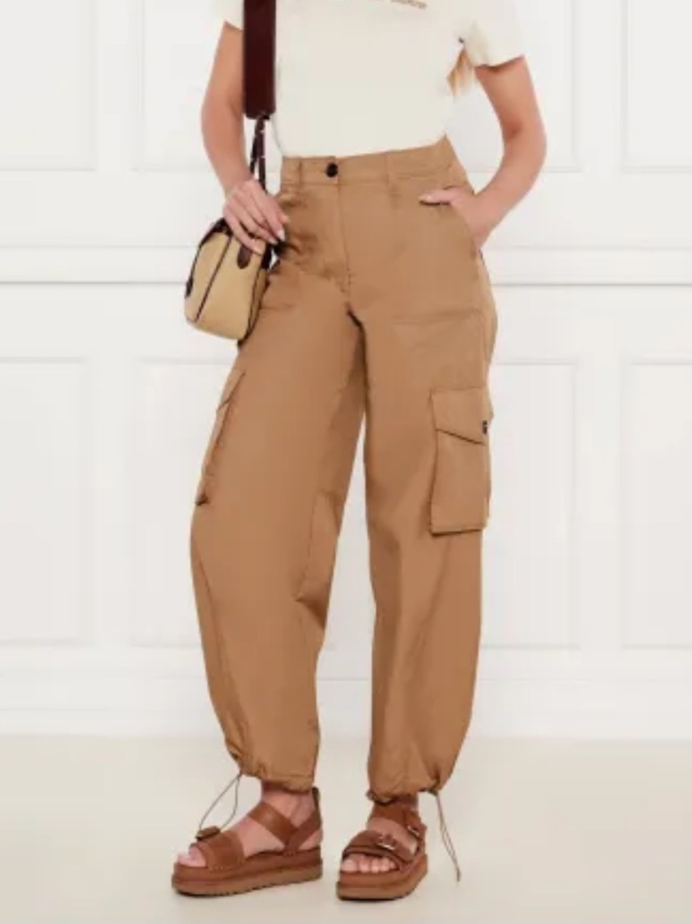 Maxmara Max&Co Cotton Cargo Pants - Size 8